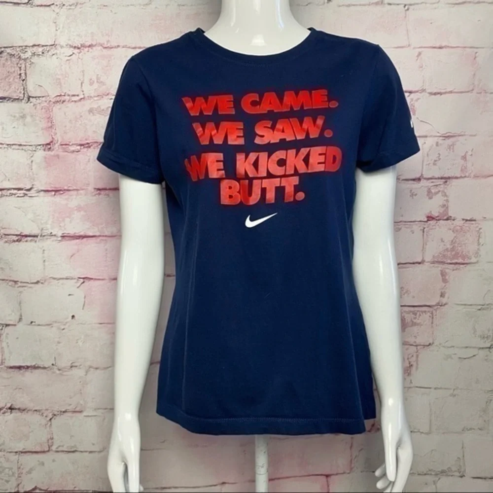 NIKE SLIM FIT Blue BabyTee Shirt